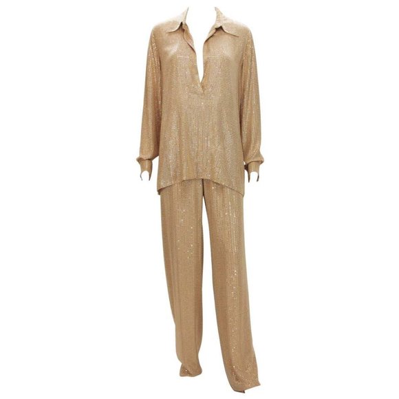 New Gucci Crystal Embellished Lounge Suit